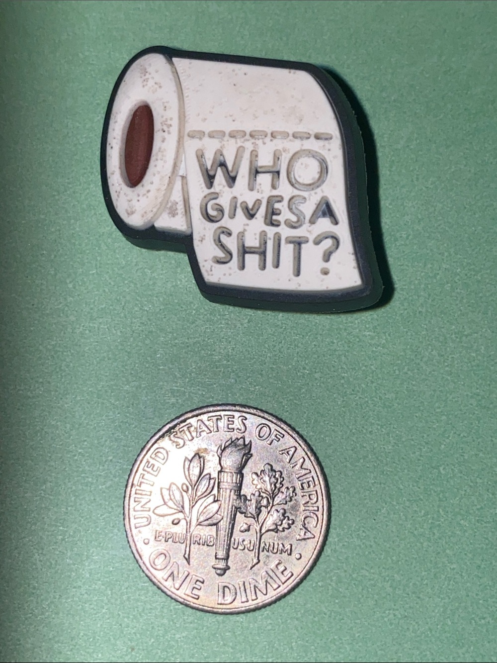 (10 for $15) Toilet Paper w/ WHO GIVES A SHIT Statement Crocs Shoes Charms